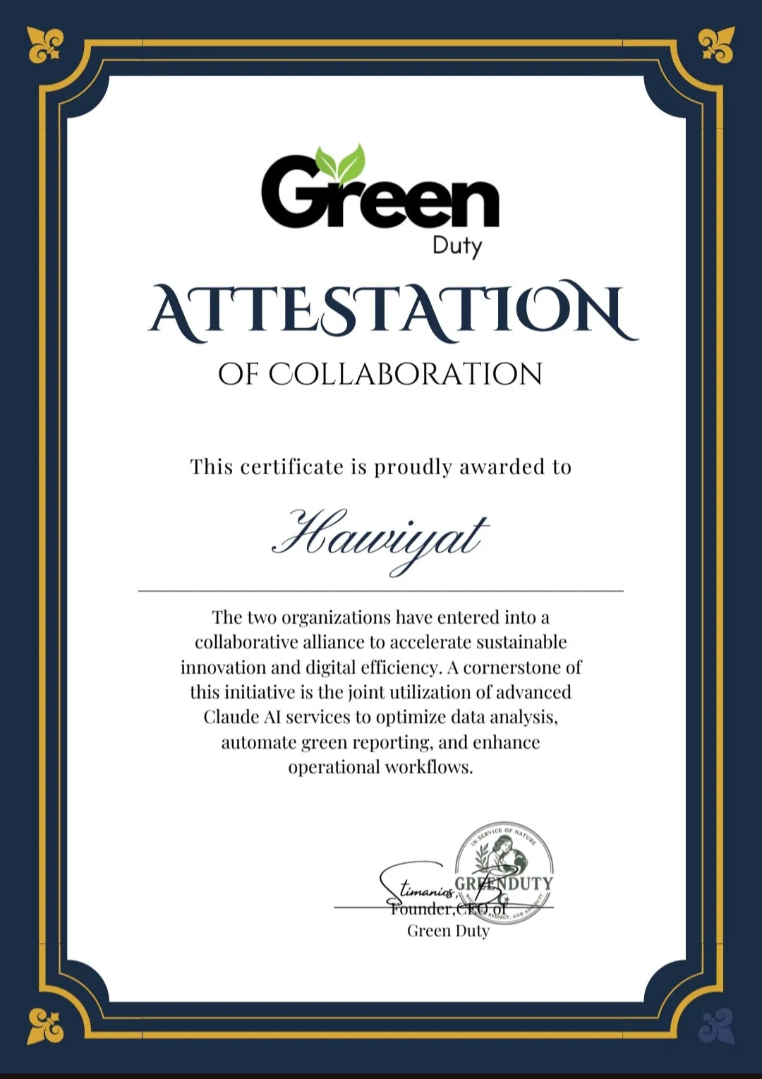 Green Duty